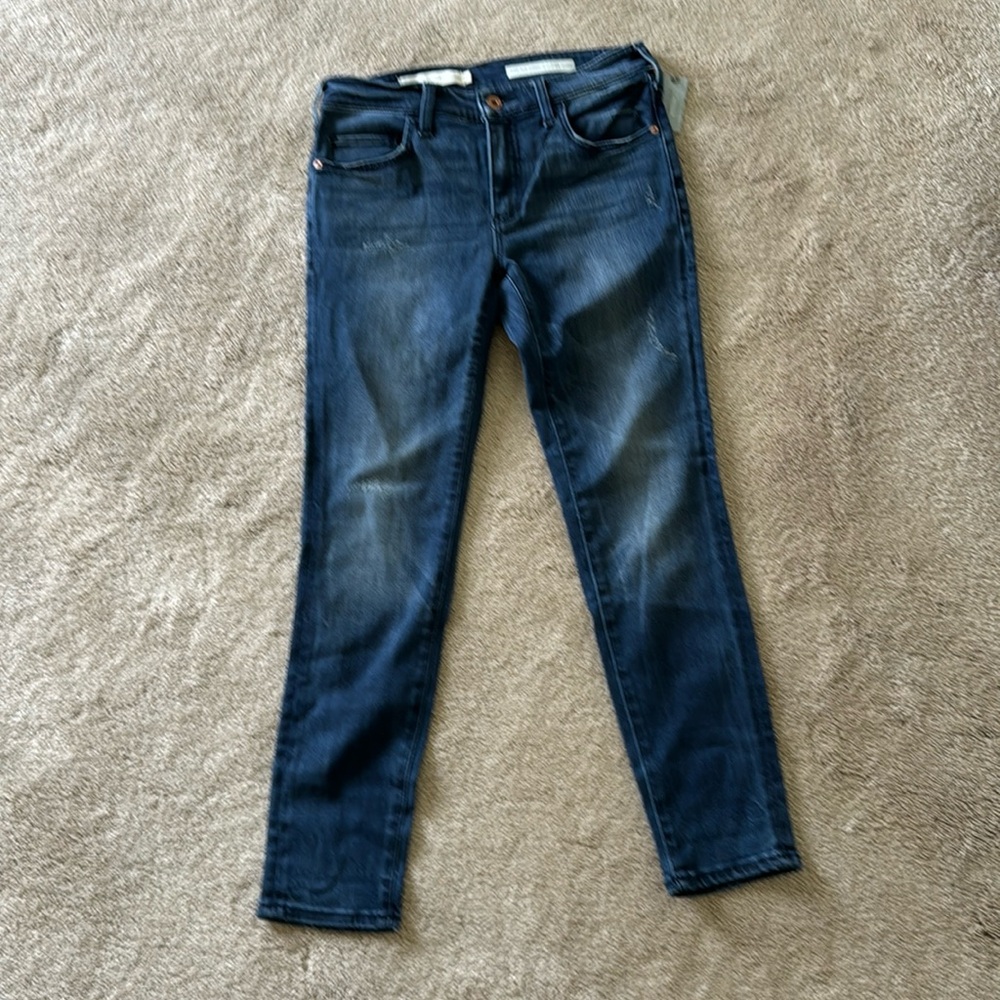 NWT, Anthropologie Pilcro and Letterpress High Rise Skinny Jeans, Sz 28P